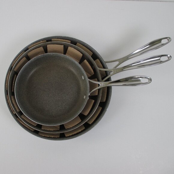 SET OF 3 HENCKELS CAPRI GRANITIUM FRYING PANS - Picture 6 of 16